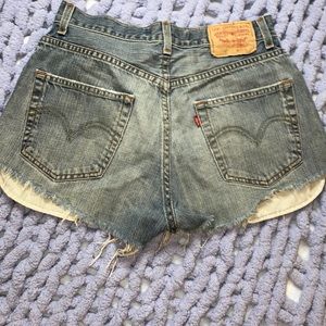 Levi’s Jean shorts.